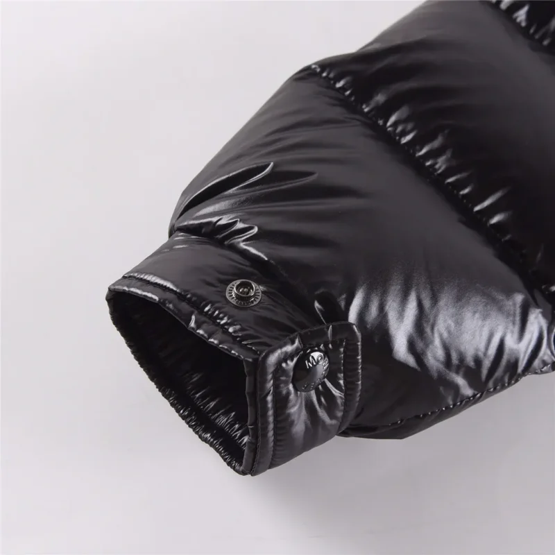 Replica Moncler Maya Down Jacket Black Hooded Reps - RepLuxe