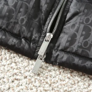 Replica Dior Knit Down Jacket Black Quilted Reps - RepLuxe