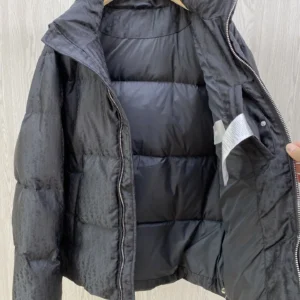 Replica Dior CD Classic Down Jacket Black Oblique Reps - RepLuxe