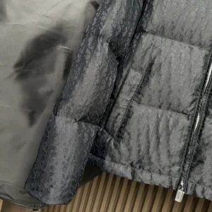 Replica Dior Down Jacket Black Logo Series Reps - RepLuxe