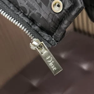 Replica Dior Winter Down Jacket Black Monogram Reps - RepLuxe