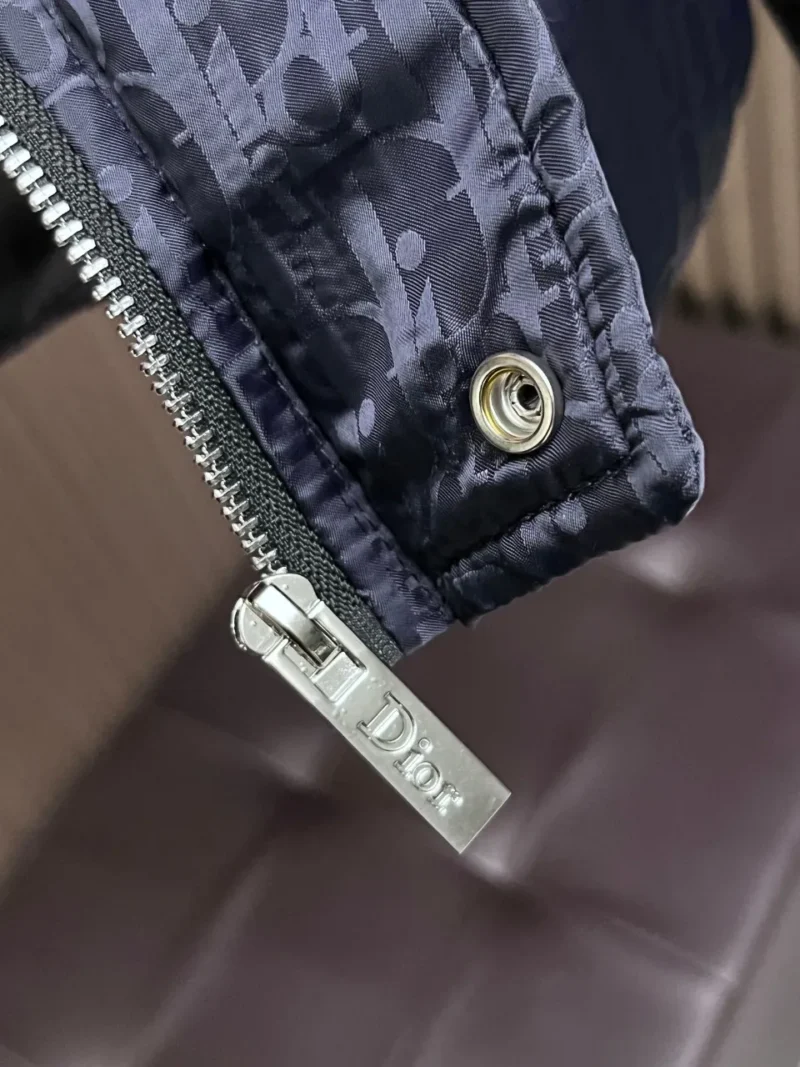 Replica Dior Winter Down Jacket Blue Monogram Puffer Reps - RepLuxe