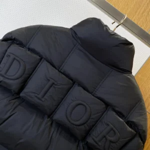 Replica Dior Down Jacket Black Quilted Reps - RepLuxe