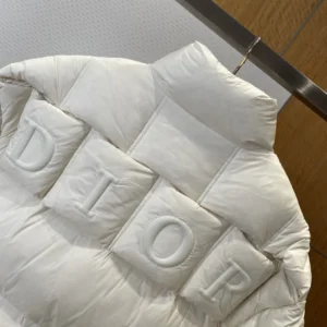 Replica Dior Down Jacket White Quilted Reps - RepLuxe