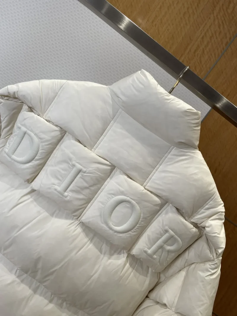 Replica Dior Down Jacket White Quilted Reps - RepLuxe