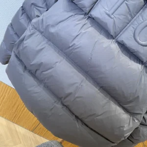 Replica Dior Stand Collar Down Jacket Gray Reps - RepLuxe