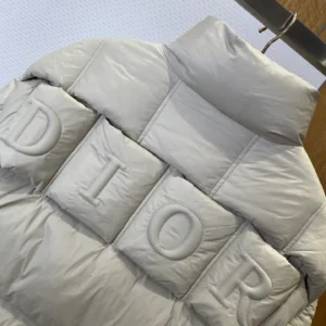 Replica Dior Down Jacket Beige Quilted Reps - RepLuxe