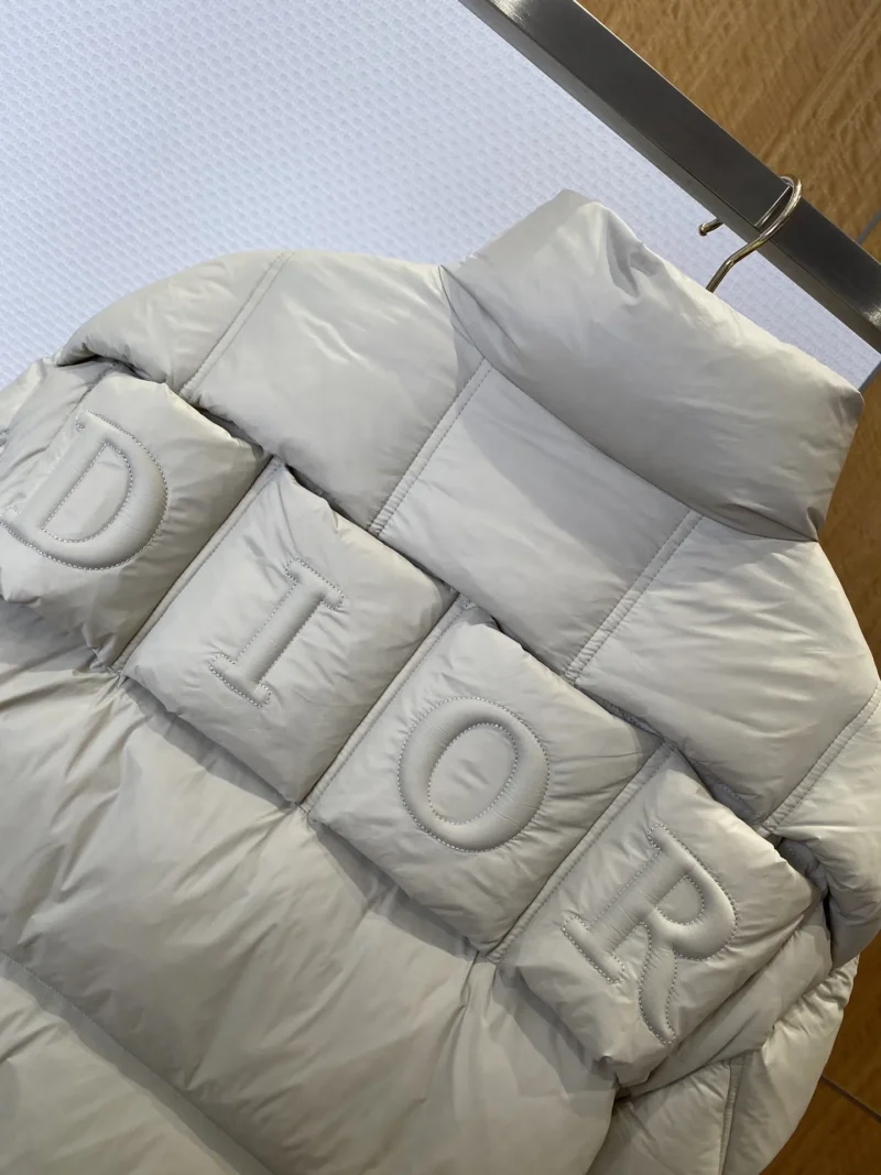 Replica Dior Down Jacket Beige Quilted Reps - RepLuxe