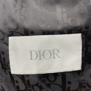 Replica Dior Oblique Down Jacket Black Stand Collar Reps - RepLuxe