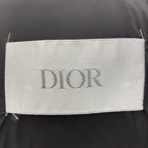 Replica Dior Oblique Down Jacket Grey Stand Collar Reps - RepLuxe