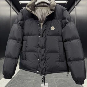 Replica Moncler Verone Reversible Down Jacket Black Reps - RepLuxe
