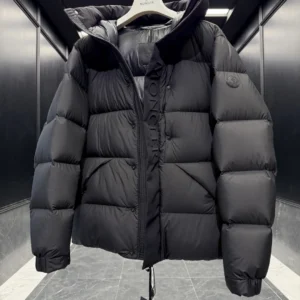 Replica Moncler Madeira Down Jacket Black Short Reps - RepLuxe