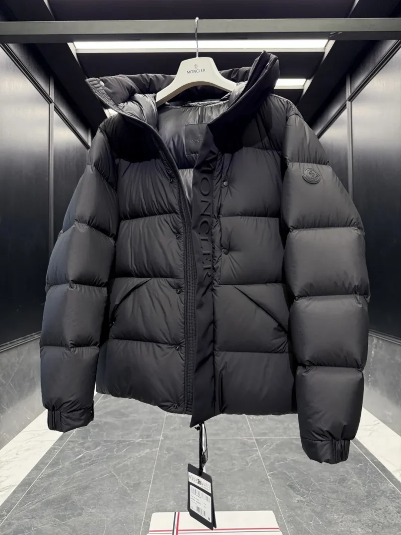 Replica Moncler Madeira Down Jacket Black Short Reps - RepLuxe