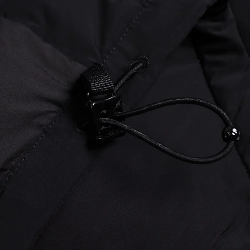 Replica LOUIS VUITTON Down Jacket Black Hooded Reps - RepLuxe