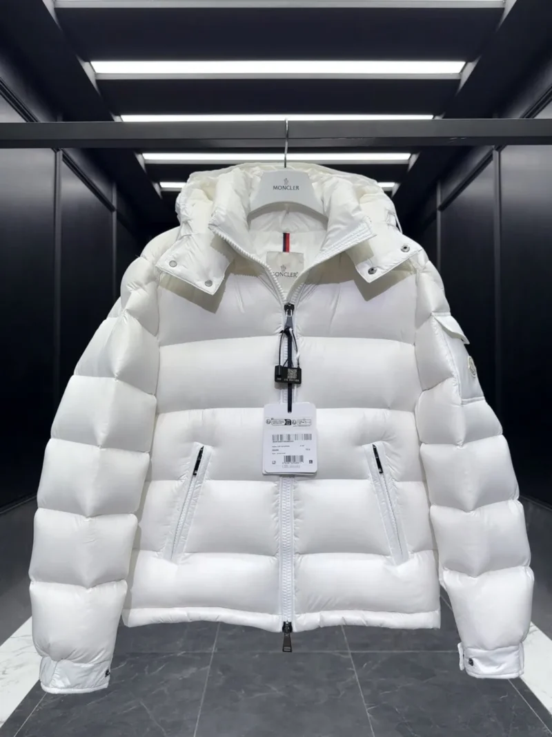 Replica Moncler Maire Down Jacket White Short Reps - RepLuxe