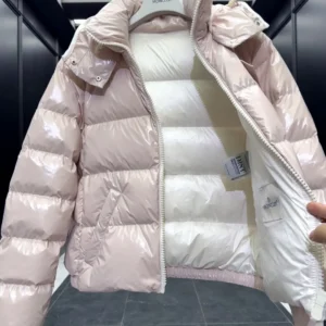 Replica Moncler Andro Short Down Jacket Pink Casual Reps - RepLuxe