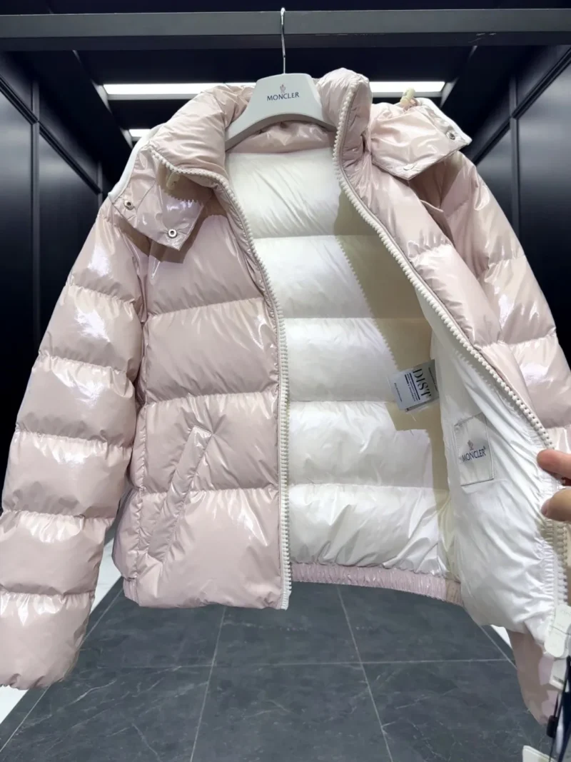 Replica Moncler Andro Short Down Jacket Pink Casual Reps - RepLuxe