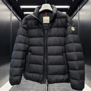 Replica Moncler Baudinet Down Jacket Black Quilted Reps - RepLuxe