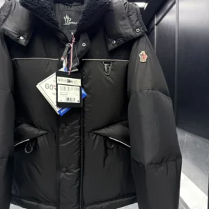 Replica Moncler Grenoble Albiez Down Jacket Black Casual Reps - RepLuxe