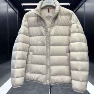 Replica Moncler Baudinet Down Jacket Ivory Short Reps - RepLuxe