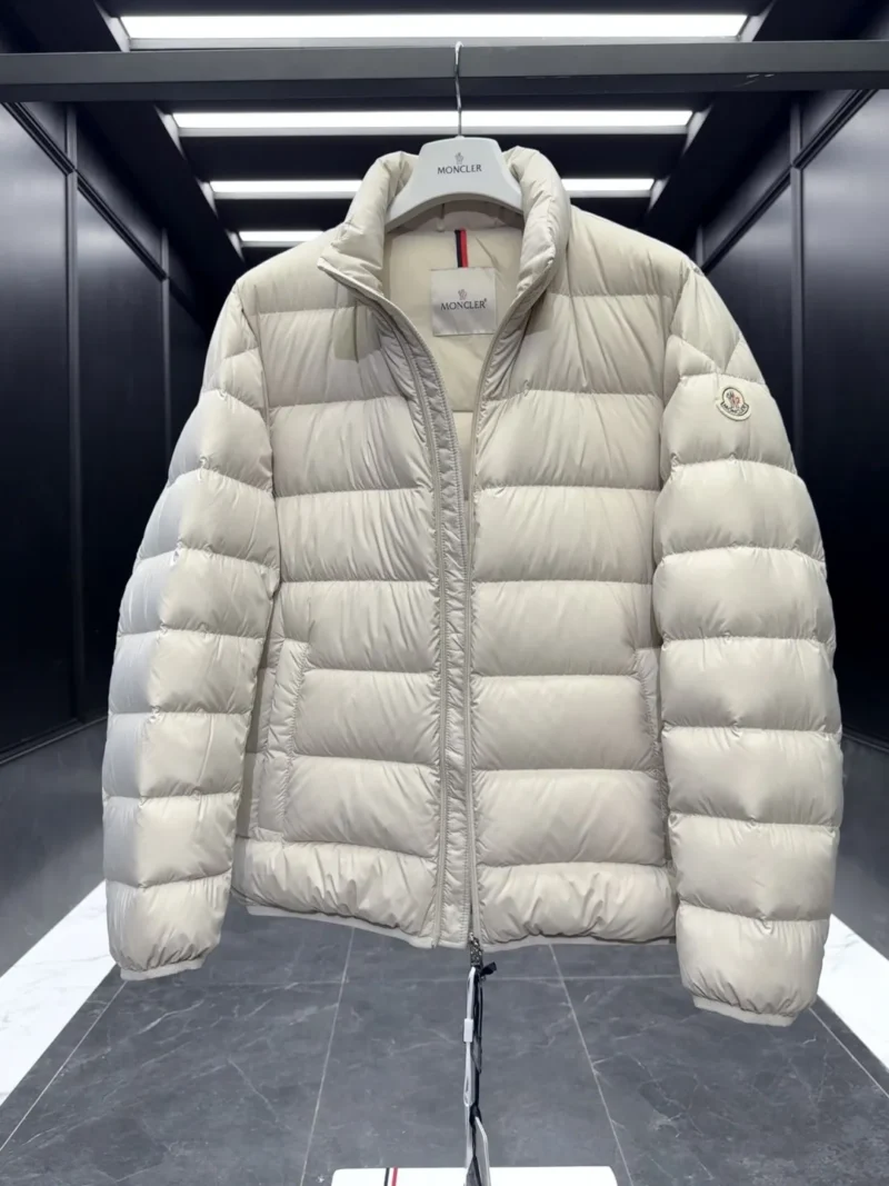 Replica Moncler Baudinet Down Jacket Ivory Short Reps - RepLuxe