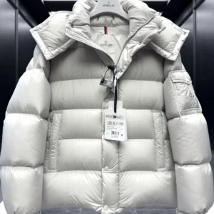 Replica Moncler Maya 70 Down Jacket Pearl Grey Reps - RepLuxe