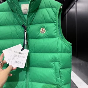 Replica Moncler Contrin Vest Green Quilted Style Reps - RepLuxe