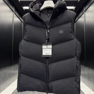 Replica Moncler Guersac Quilted Vest Black Men Reps - RepLuxe