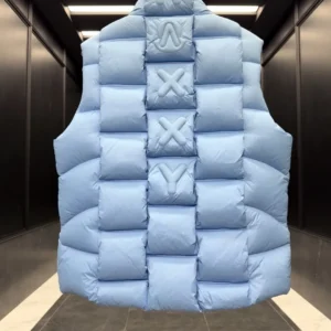 Replica Moncler Christopher Raxxy Down Vest Light Blue Reps - RepLuxe