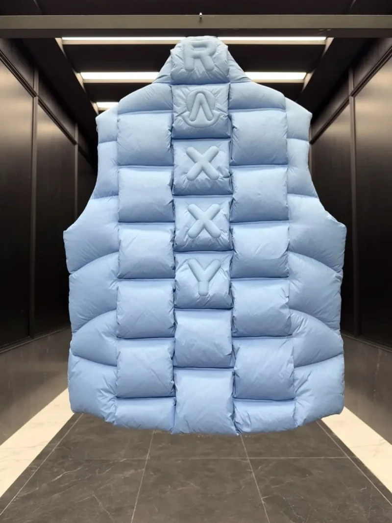 Replica Moncler Christopher Raxxy Down Vest Light Blue Reps - RepLuxe