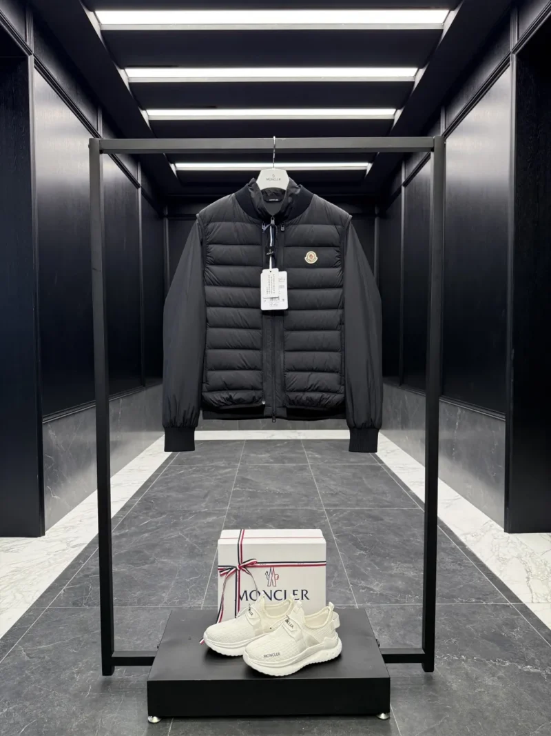 Replica Moncler Verney 3in1 Down Jacket Black Quilted Reps - RepLuxe