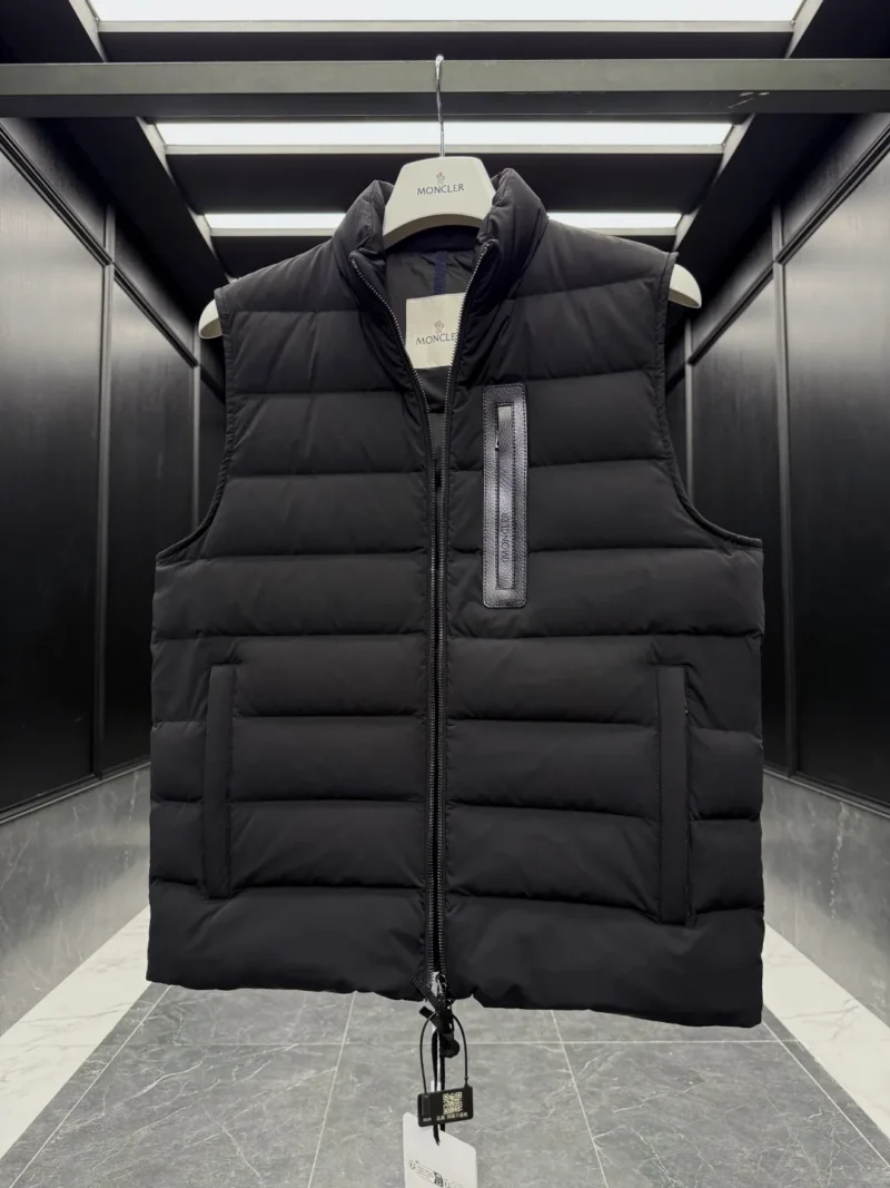 Replica Moncler Giaf Down Vest Black Matte Style Reps - RepLuxe