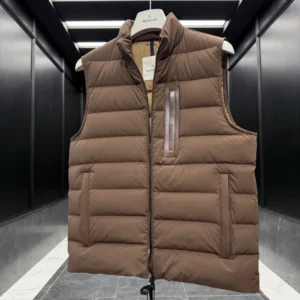 Replica Moncler Giaf Vest Brown Matte Style Reps - RepLuxe