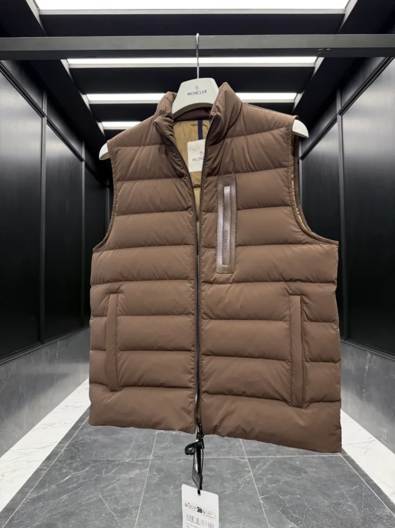 Replica Moncler Giaf Vest Brown Matte Style Reps - RepLuxe