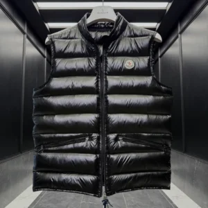 Replica Moncler Gui Vest Black Lightweight Design Reps - RepLuxe