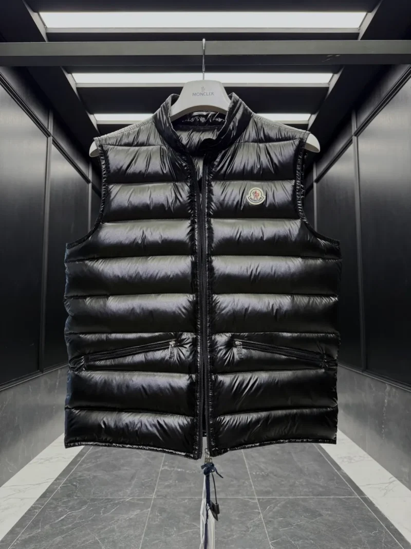 Replica Moncler Gui Vest Black Lightweight Design Reps - RepLuxe