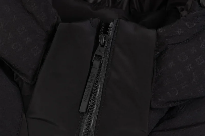 Replica LOUIS VUITTON Down Jacket Black Oversize Reps - RepLuxe