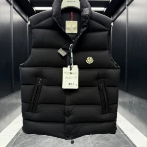 Replica Moncler Tibb Vest Black Matte Finish Reps - RepLuxe