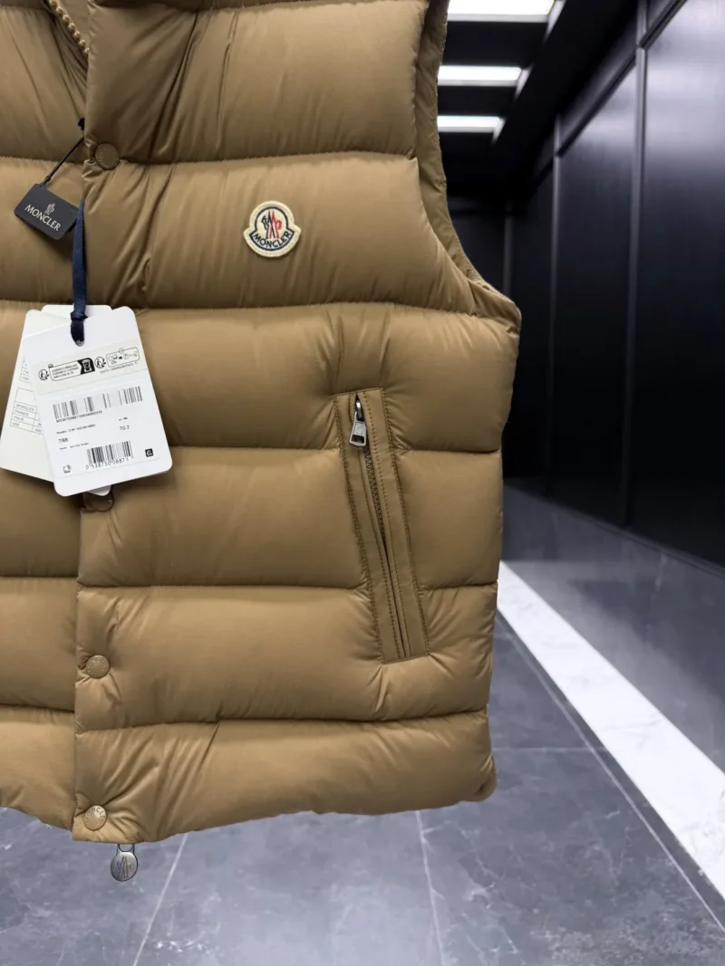 Replica Moncler Tibb Vest Khaki Quilted Style Reps - RepLuxe