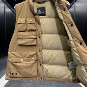Replica Moncler Grenoble Tongass Vest Beige Outdoor Reps - RepLuxe