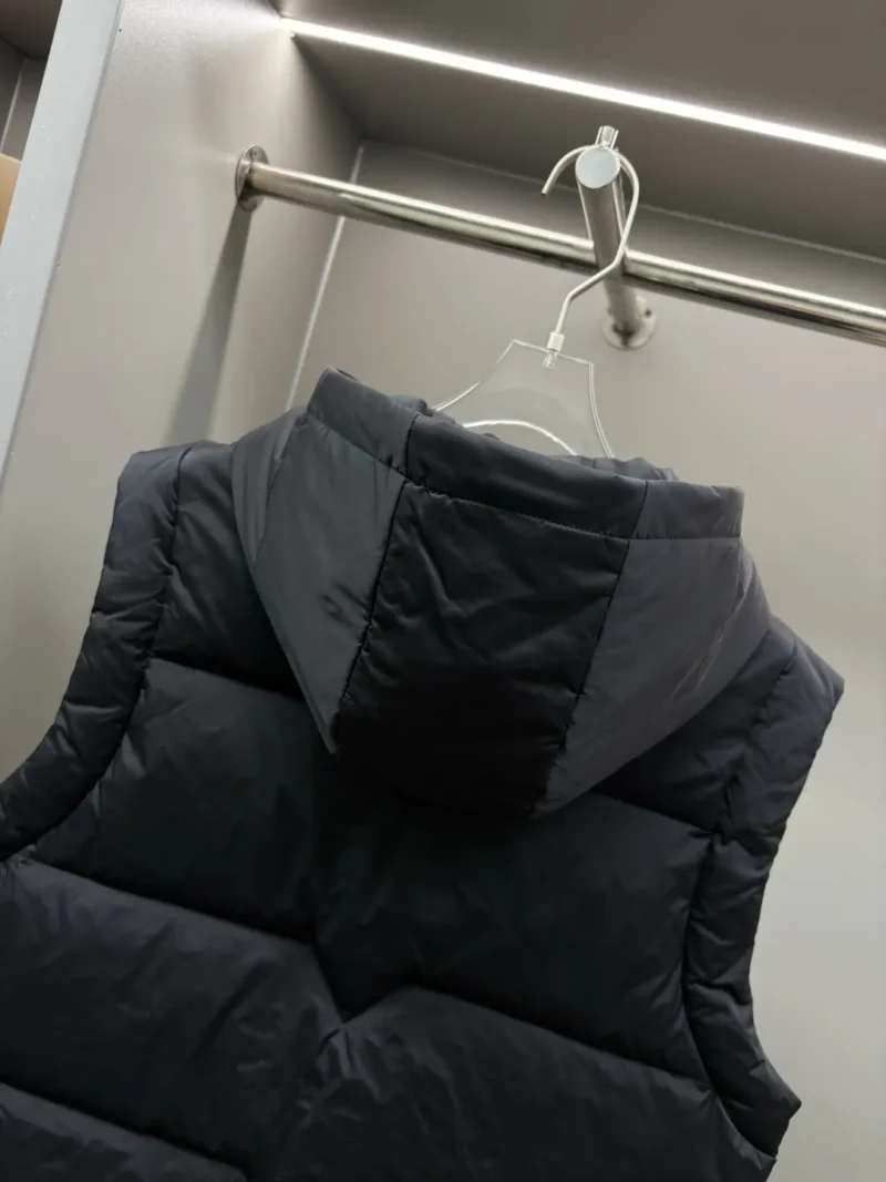 Replica Prada Hooded Down Vest Black Quilted Reps - RepLuxe