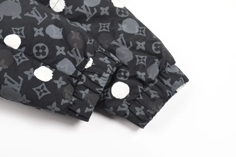 Replica Louis Vuitton Yayoi Kusama Polka Dot Jacket Black Reps - RepLuxe