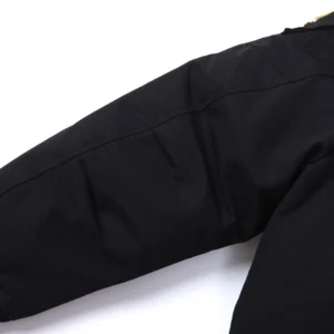 Replica Moose Knuckles Gold Scissor Jacket Black Bomber Reps - RepLuxe