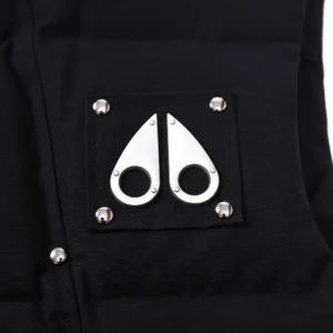 Replica Moose Knuckles Vest Black Quilted Style Reps - RepLuxe