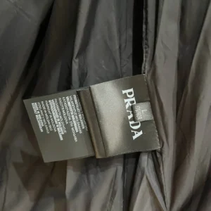 Replica Prada P500 Black Down Jacket Hooded Reps - RepLuxe