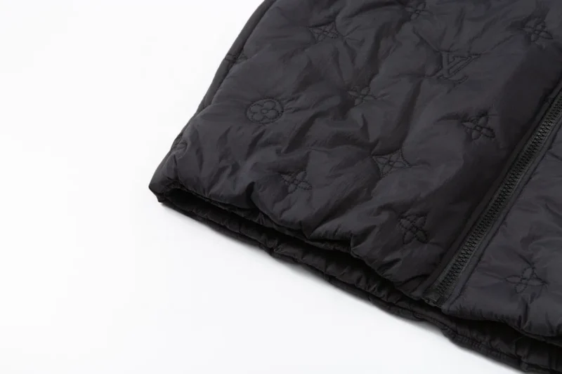 Replica Louis Vuitton Monogram Quilted Jacket Black Reps - RepLuxe