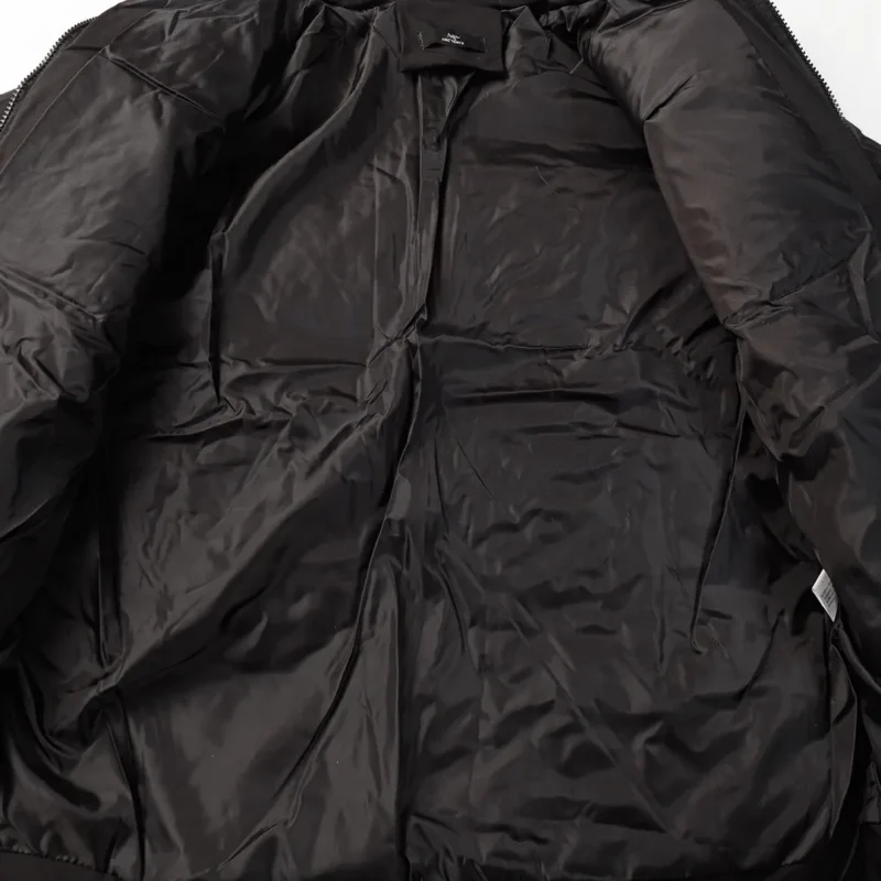 Replica Arcteryx Down Long Coat Black Hooded Reps - RepLuxe