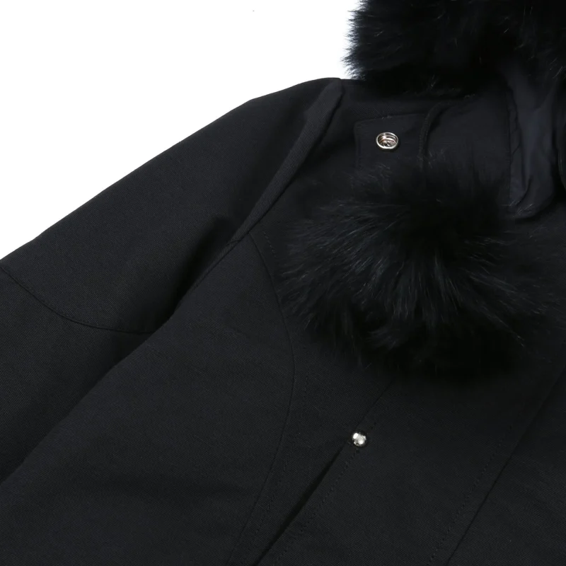Replica Moose Knuckles Scissor 01 Long Parka Black Reps - RepLuxe