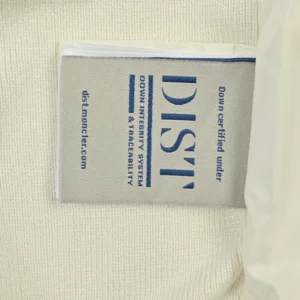 Replica Moncler Knit Down Jacket White Stand Collar Reps - RepLuxe