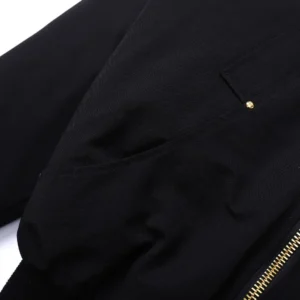 Replica Moose Knuckles Gold Scissor Down Jacket Black Reps - RepLuxe